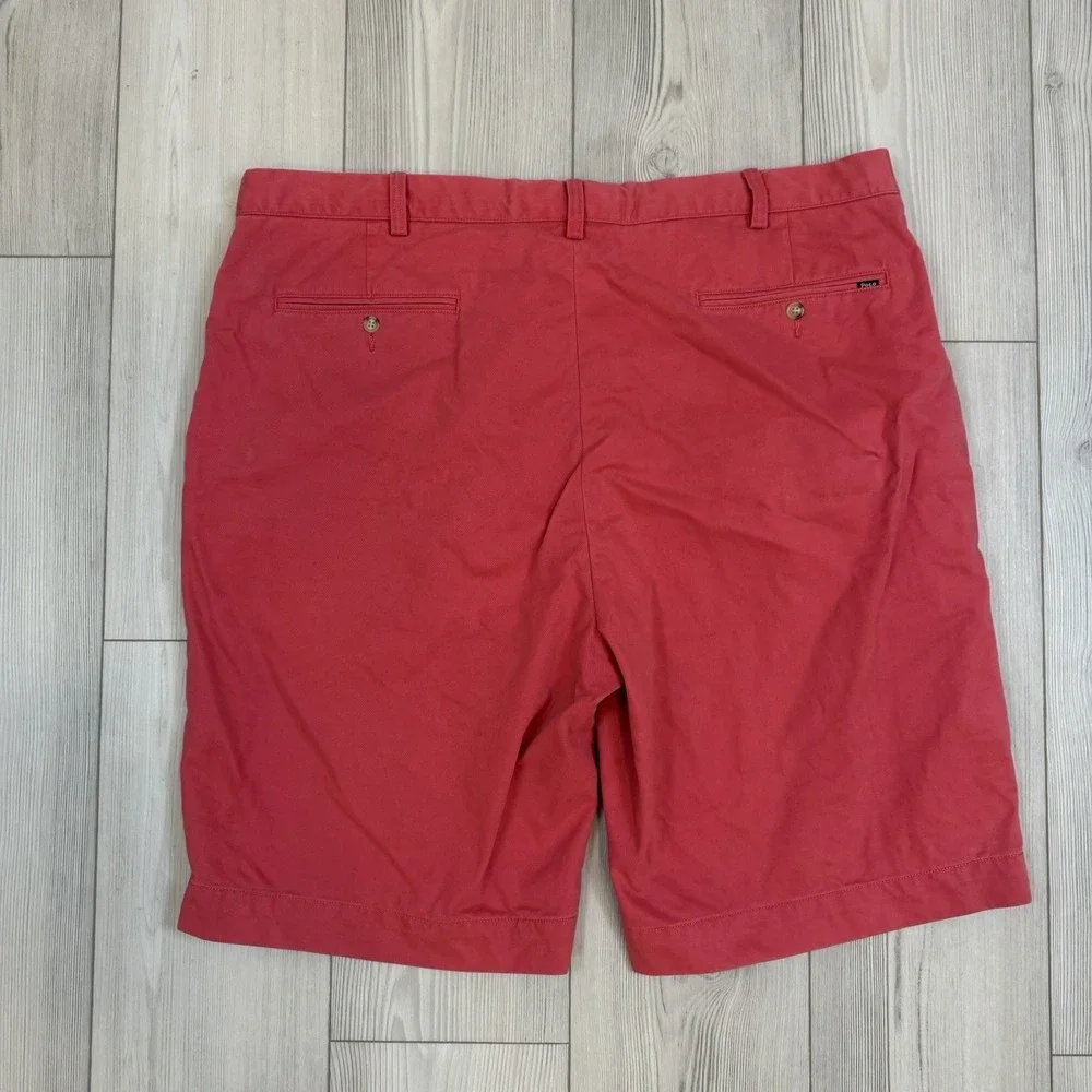 Polo‎ Ralph Lauren 44T/42L Chino Shorts Red Cotton Pockets